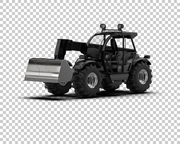 El cargador está aislado en el fondo de la ilustración de renderización 3D