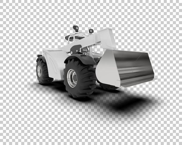 El cargador está aislado en el fondo de la ilustración de renderización 3D