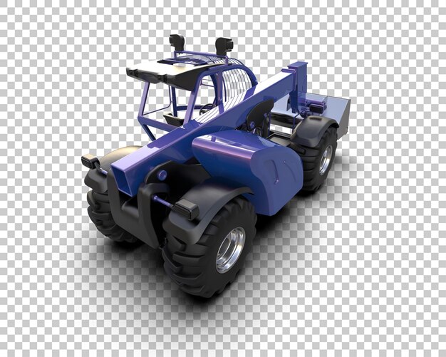 El cargador está aislado en el fondo de la ilustración de renderización 3D
