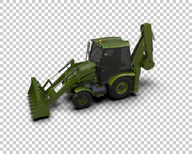 El cargador está aislado en el fondo de la ilustración de renderización 3D