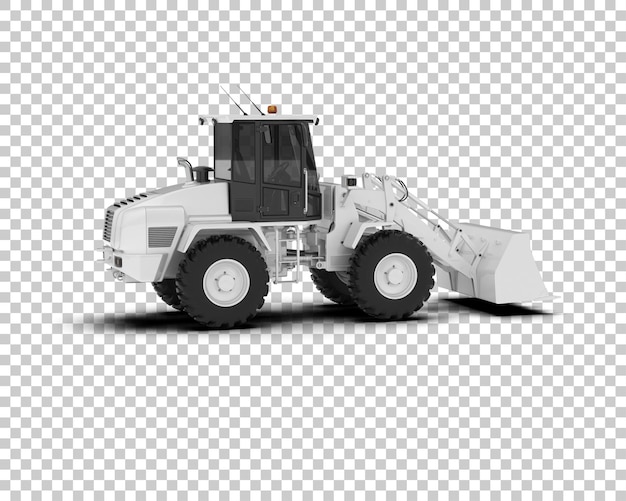El cargador está aislado en el fondo de la ilustración de renderización 3D