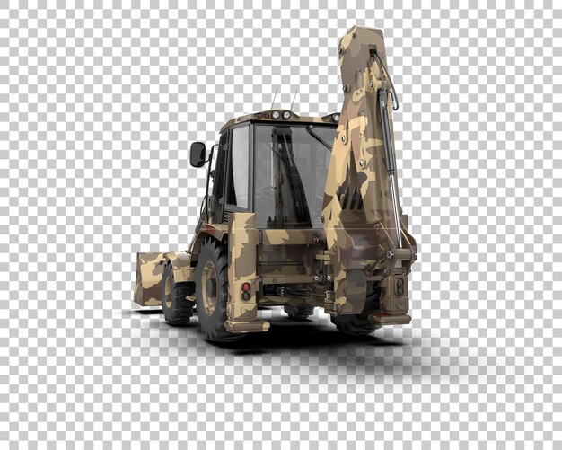 El cargador está aislado en el fondo de la ilustración de renderización 3D
