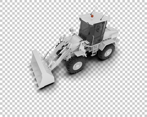El cargador está aislado en el fondo de la ilustración de renderización 3D