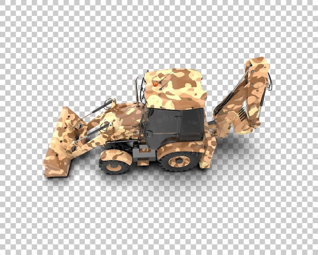 El cargador está aislado en el fondo de la ilustración de renderización 3D
