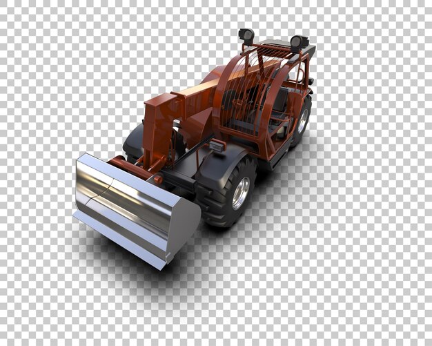 El cargador está aislado en el fondo de la ilustración de renderización 3D