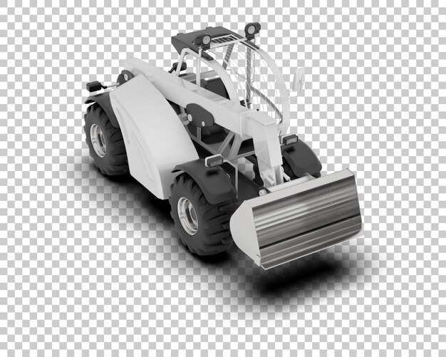 El cargador está aislado en el fondo de la ilustración de renderización 3D