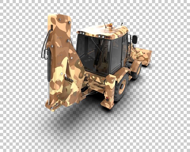 El cargador está aislado en el fondo de la ilustración de renderización 3D