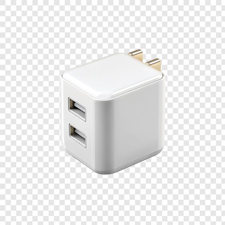 PSD cargador inalámbrico psd png aislado en fondo transparente