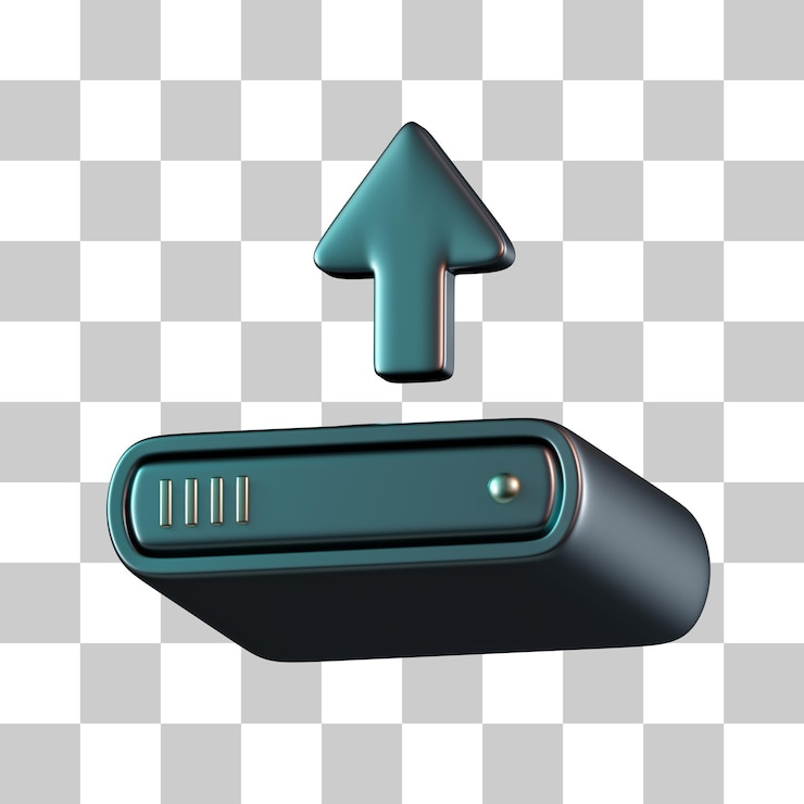 PSD cargar icono 3d