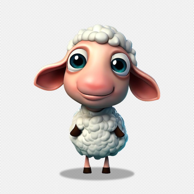 PSD caricature de moutons