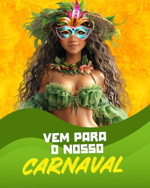 PSD carnaval e festa