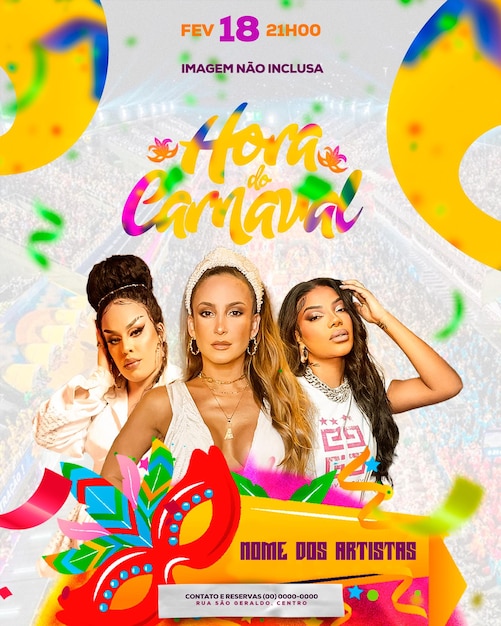 Carnaval Samba Fin de año Año nuevo Cada cerveza Fiesta de carnaval Volador