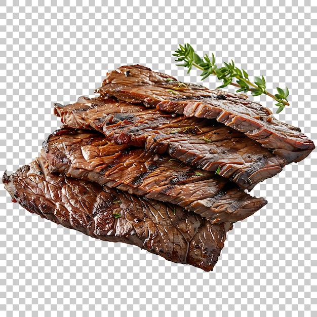 PSD carne asada png avec un fond transparent