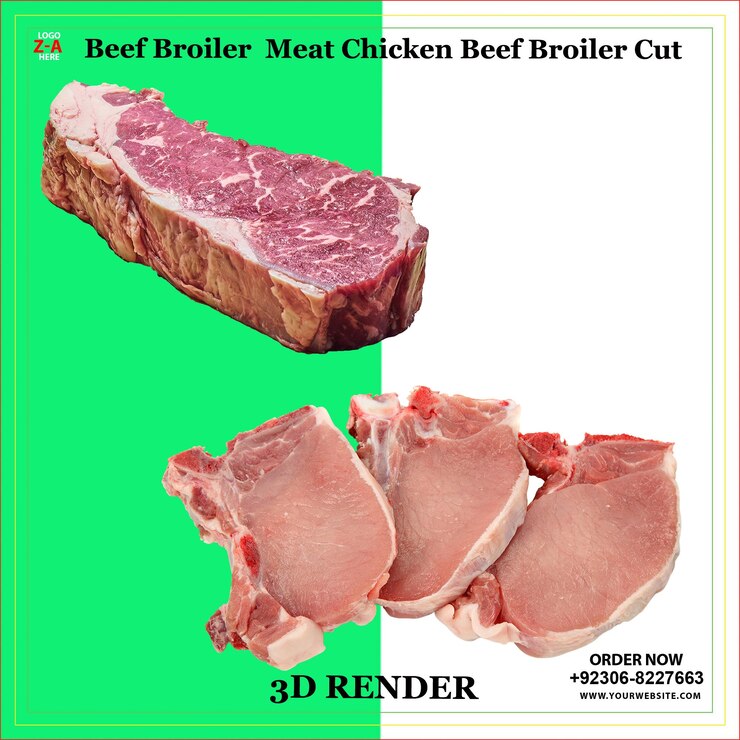 PSD carne de carne de vaca carne de frango carne de vaca cortes de carne de frango