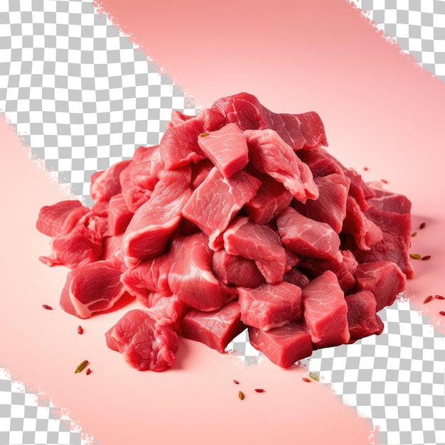 Carne molida para cortar en rodajas carne picada de origen carne sin cocinar