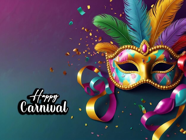 Carnival theme background with editable file
