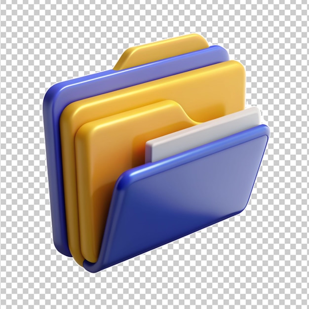 PSD la carpeta 3d es png