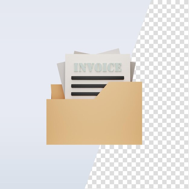 PSD la carpeta de iconos en 3d