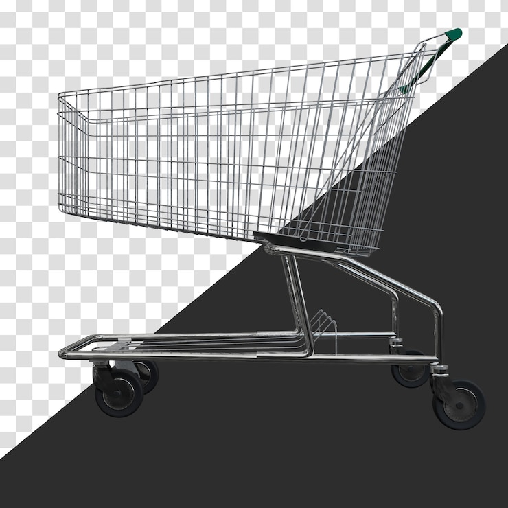 PSD carrello della spesa vuoto