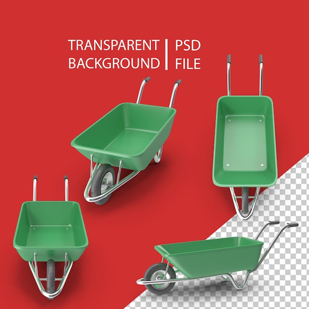 Carretilla de jardín png