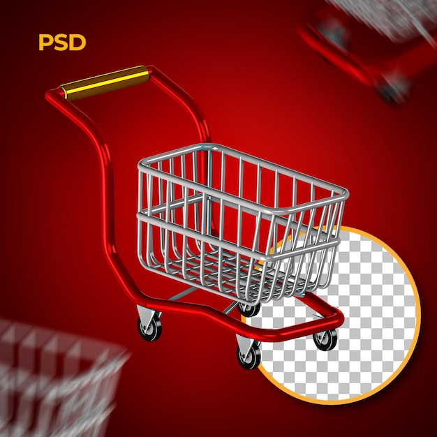 carrito de compras 3D