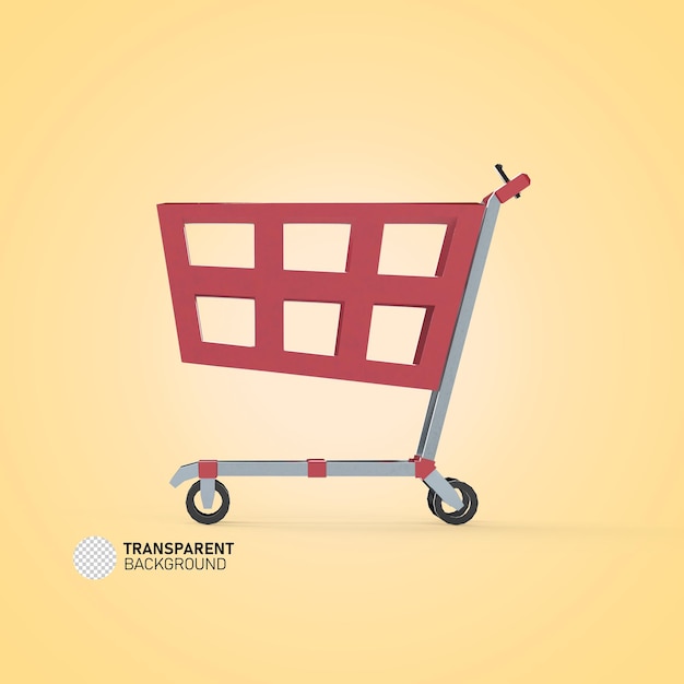 Carro de la compra 3d