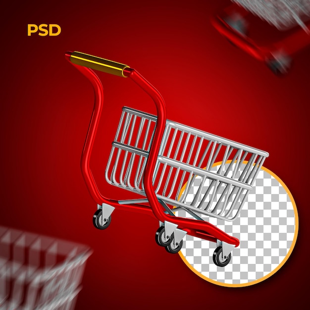 carro de compras 3D