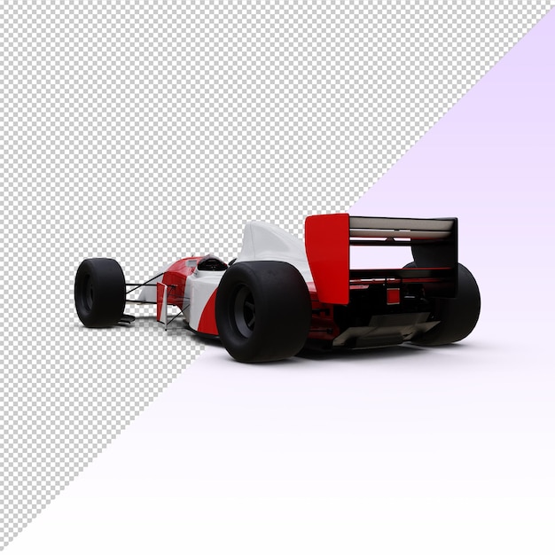 Carro de corrida f1 isolado