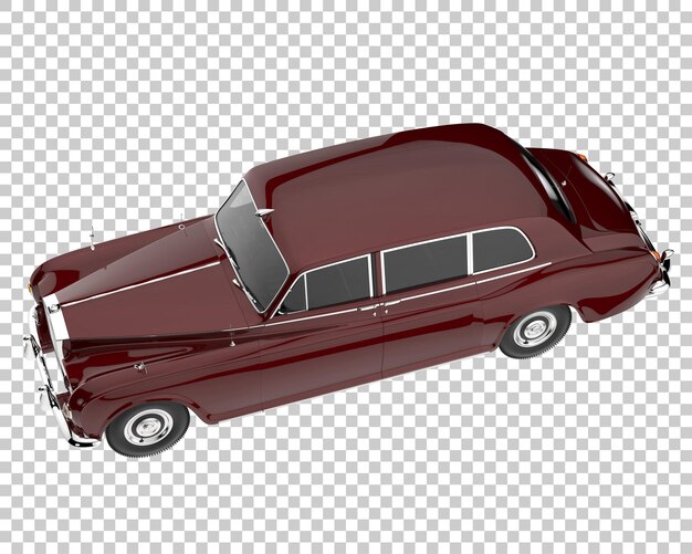 PSD carro de luxo em fundo transparente. renderização em 3d - ilustração