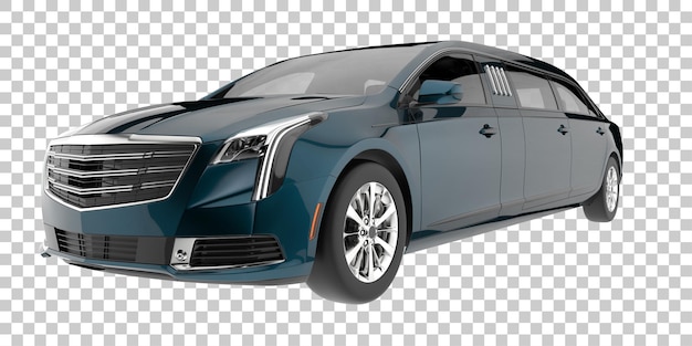 Carro de luxo em fundo transparente. renderização em 3d - ilustração