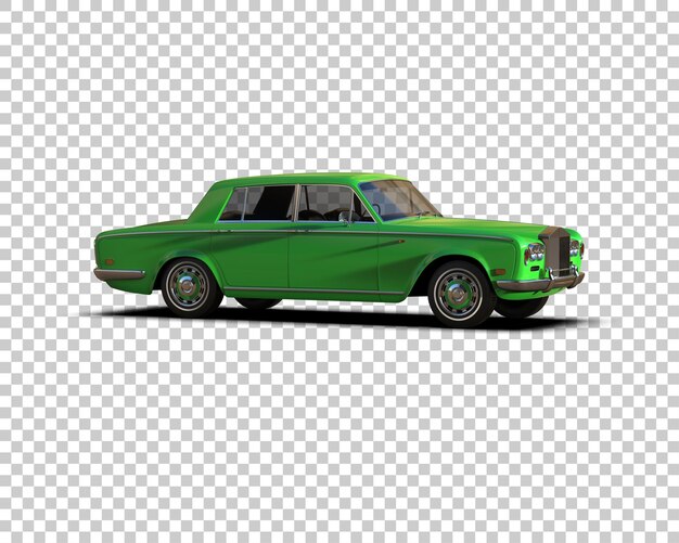 PSD carro de luxo isolado no fundo ilustração de renderização 3d