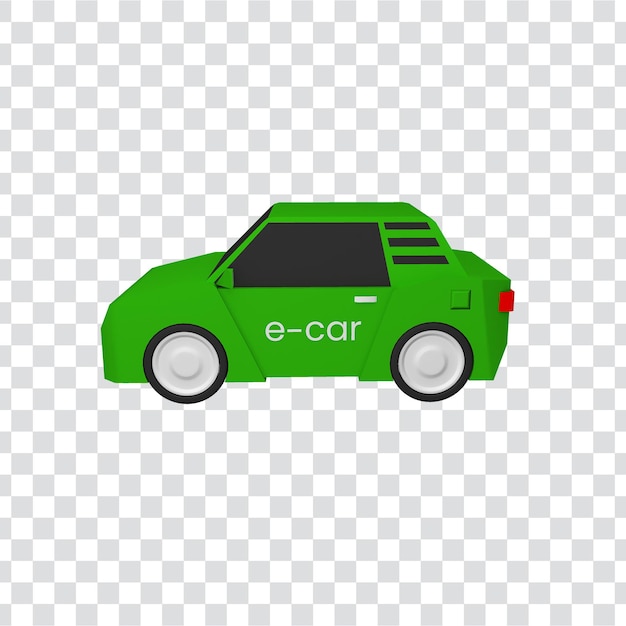 PSD carro elétrico verde