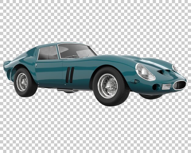 PSD carro esporte em fundo transparente. renderização 3d - ilustração