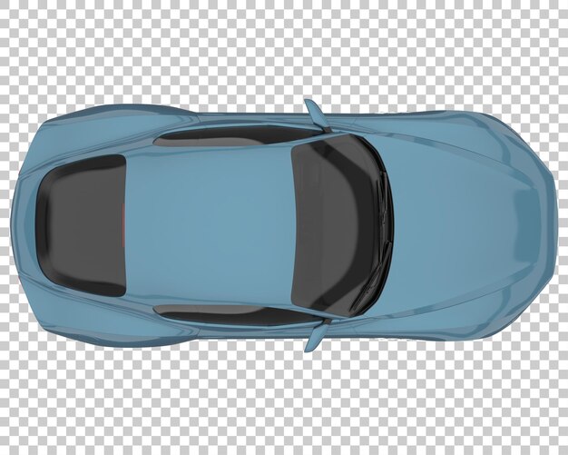 Carro esporte em fundo transparente. renderização 3d - ilustração