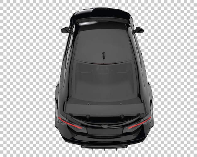 PSD carro esporte em fundo transparente. renderização 3d - ilustração