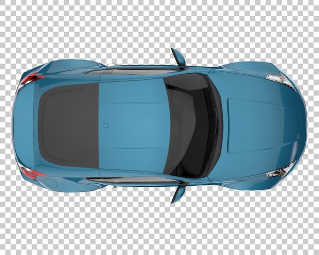 PSD carro esporte em fundo transparente. renderização 3d - ilustração