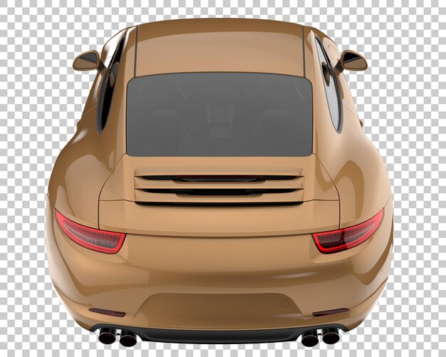 PSD carro hiper em fundo transparente. renderização 3d - ilustração