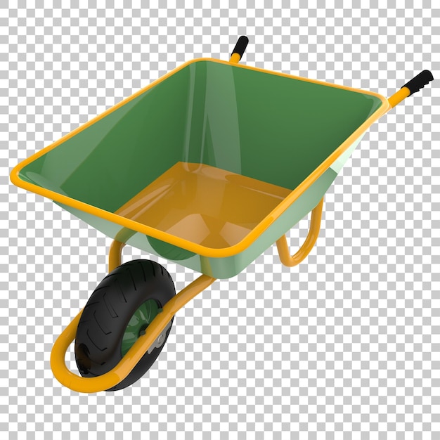 PSD carro isolado em fundo transparente ilustração de renderização 3d