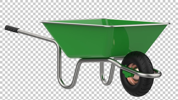 PSD carro isolado em fundo transparente ilustração de renderização 3d