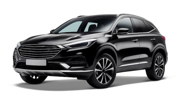 Carro isolado preto