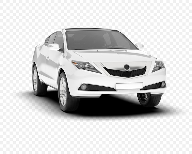 Carro moderno branco