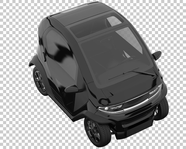 Carro moderno em fundo transparente. renderização em 3d - ilustração