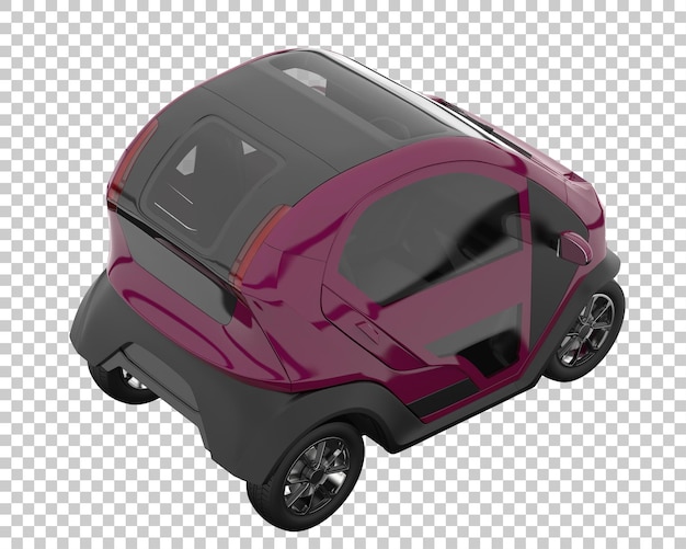 Carro moderno em fundo transparente. renderização em 3d - ilustração