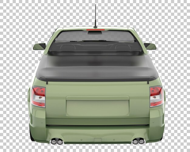 PSD carro moderno em fundo transparente. renderização em 3d - ilustração