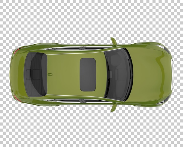 PSD carro moderno em fundo transparente. renderização em 3d - ilustração