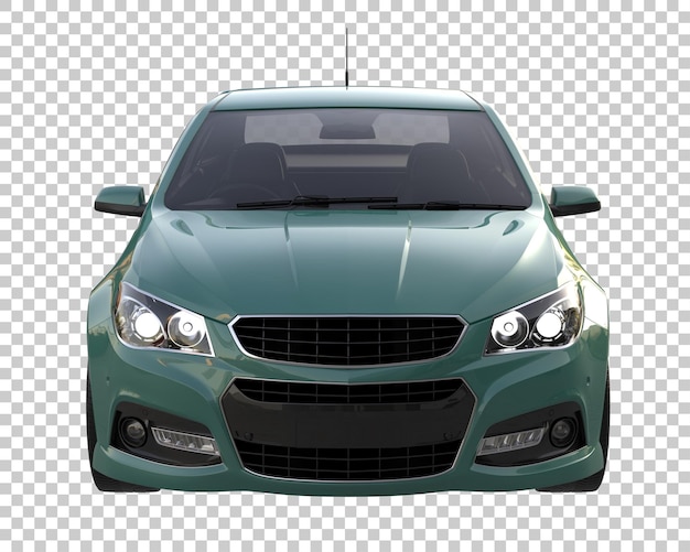 PSD carro moderno em fundo transparente. renderização em 3d - ilustração