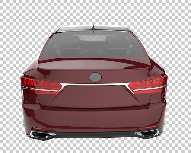 Carro moderno em fundo transparente. renderização em 3d - ilustração