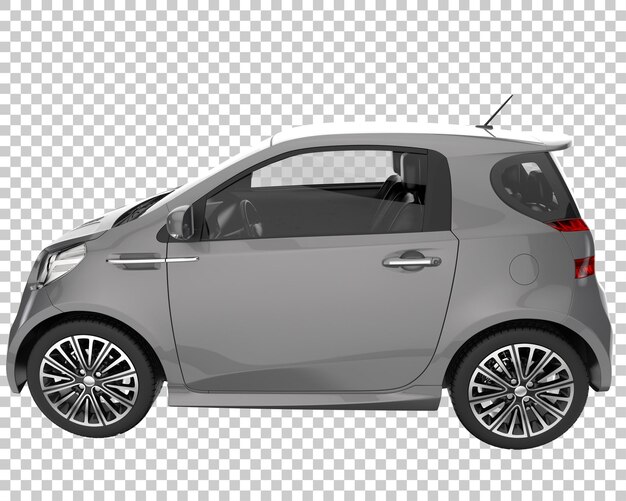 PSD carro moderno em fundo transparente. renderização em 3d - ilustração