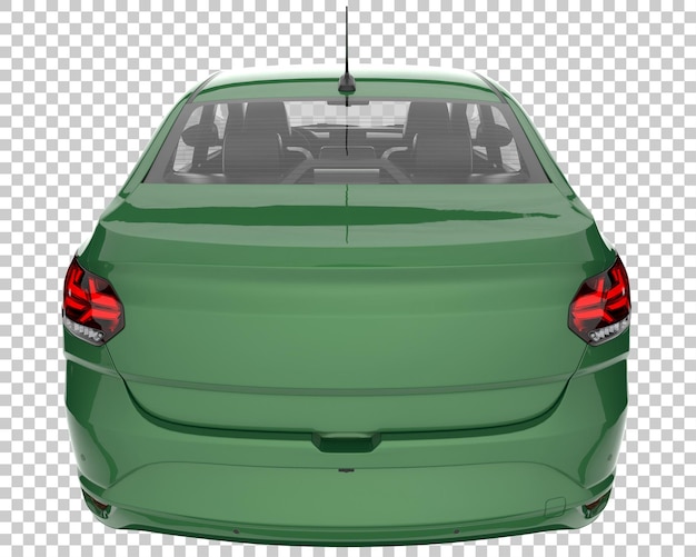 PSD carro moderno em fundo transparente. renderização em 3d - ilustração