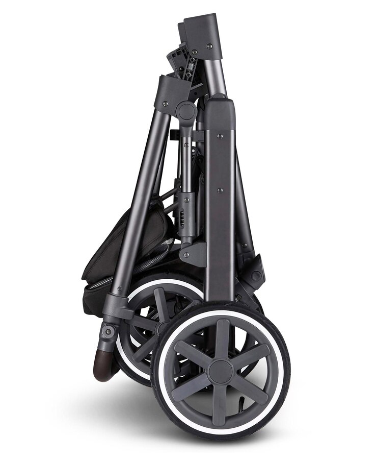 PSD carro piegato montato e regolatore utilizzabile carro navy nero moderno design semplice